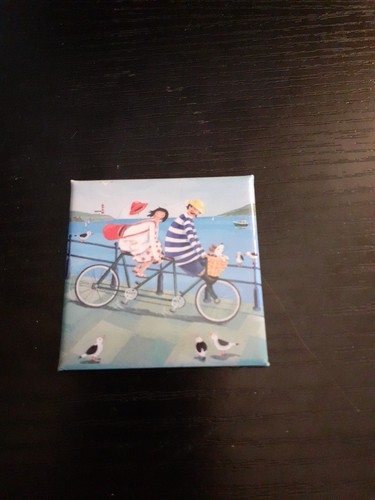 Tandem bike fridge magnet - tandem,