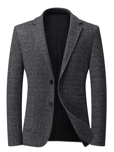 Men single breasted tweed - single-breasted,