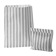 200 x Candy Stripe Paper Bags - Birthday Party Penny Sweet Food Cart Bag 5x7"