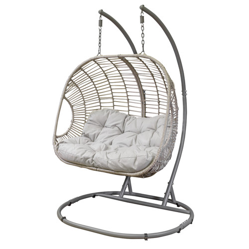 Outdoor egg chair double pod - egg,