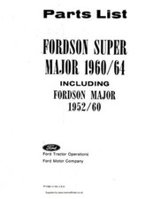 Fordson Major 1952/60 and