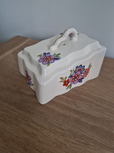 Vintage butter cheese dish - butter,