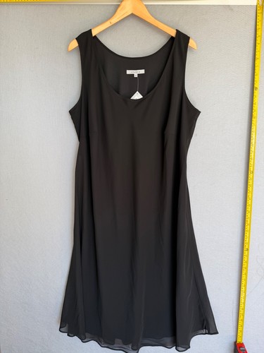 Chesca black chiffon dress - black, uk