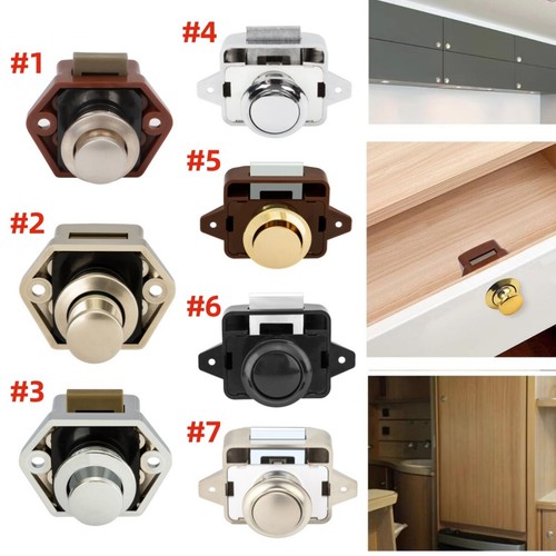 Push button catch lock - button,
