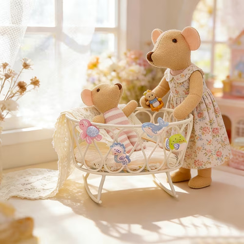 Doll house cot - cot/cradle,