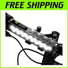 Premium 4800 Lumen Bike Headlight - USB Rechargeable & Weatherproof Design