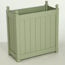 AFK Classic Tall Outdoor Wooden Trough, 66cm - Heritage Sage