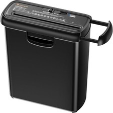 Bonsaii 6-Sheet Strip-Cut Paper Shredder, Small Paper Shredder for Home S123-A