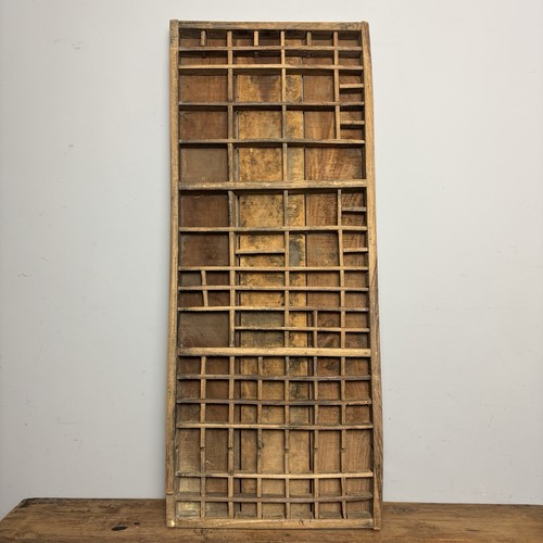 Vintage wooden printers tray - tray,