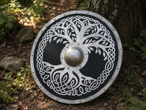 Viking shield tree - tree, life
