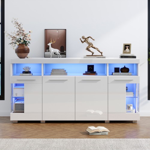 Modern white high gloss - white,