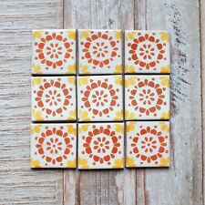 9 x  Ceramic Mexican Tiles