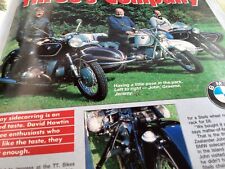 BMW SIDECAR OUTFITS S50 STEIB  TR60 BEART NORTON MOTORCYCLE MAGAZINE ARTICLE