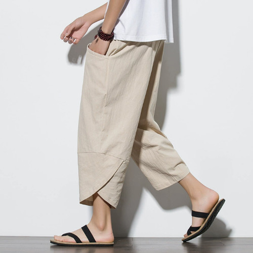Men linen cotton harem - men,