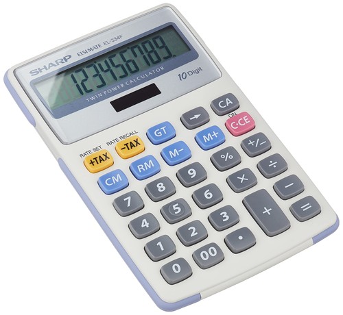 Sharp 334 calculator - el,