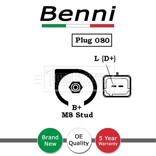 Alternator benni fits renault - alternator,
