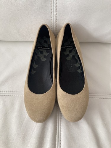 Vagabond suede wedge shoes - suede, 5.5