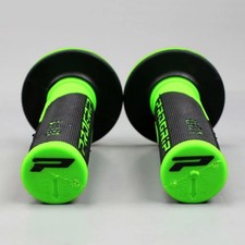 FOR KAWASAKI KMX125 KMX 125 KDX125 GREEN / BLACK PROGRIP GEL HANDLEBAR GRIPS 801