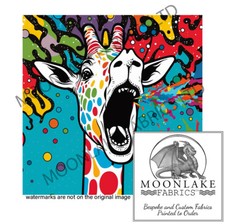 Giraffe Pop Art Shouting  100%