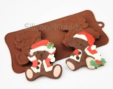 Large Santa Bears Silicone