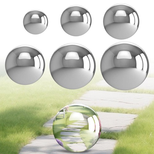 Silver mirror sphere - silver, hollow