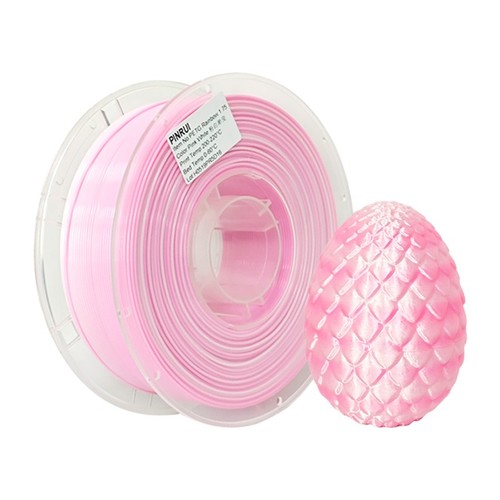 Macaron pink white silk pla - white,