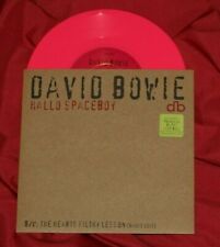 David Bowie Hallo Spaceboy 7" Pink Vinyl UK 1996 RCA NM 45