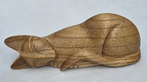Hand carved wooden sleeping - hand,