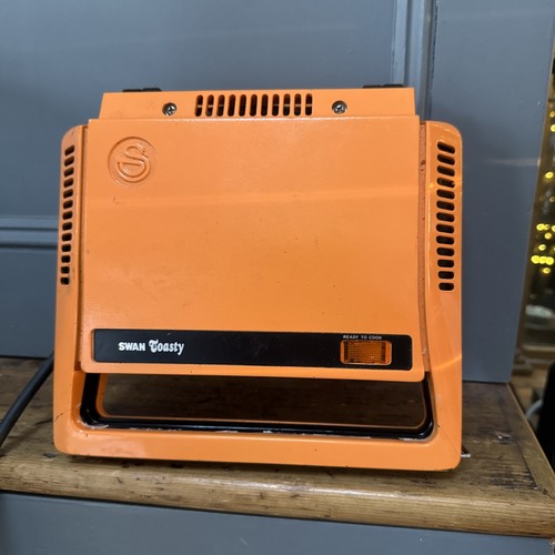 Rare orange vintage swan - orange,