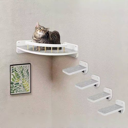 Wall mounted cat rack - cat, with