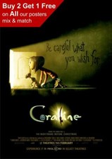 Coraline  2009 Movie Poster A5