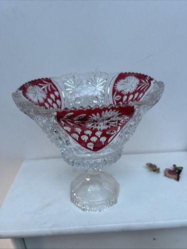 Vintage ruby red clear - ruby,