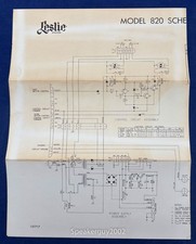 Original Leslie Speaker Model