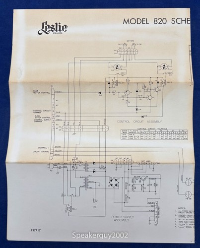 Original leslie speaker model - original,