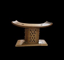 Old Tribal Wood Carved Stool