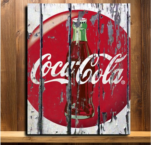 Coco cola vintage metal - vintage,