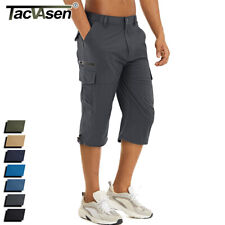 Mens Capri Pants 7 Pockets 3/4