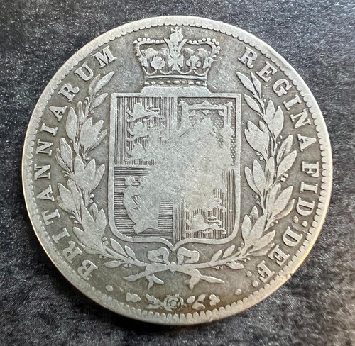 1878 half crown 925 - half, .925