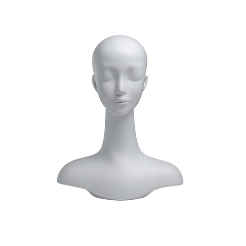 Mannequin head with shoulders - with,