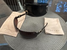 Bvlgari Limited Edition Sunglasses Swarovski Crystal Enamel Serpenti Brown