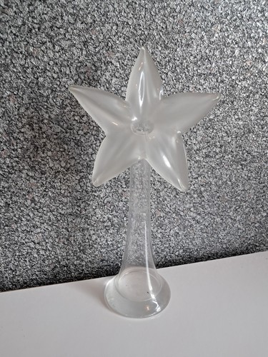Vintage frosted clear glass - clear,
