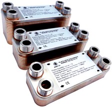 Stainless steel plates PLATE HEAT EXCHANGER brazed NORDIC TEC 25-100kW Ba-12 
