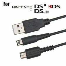 2 in 1 Charging Charger Cord Cable For Nintendo 3DS / DS Lite / DSi / Dsi LL/XL