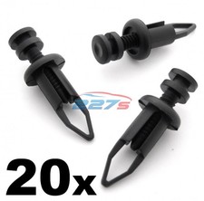 20x 9mm Front & Rear Plastic Bumper Clips- Fits Toyota MR2, Supra & Celica