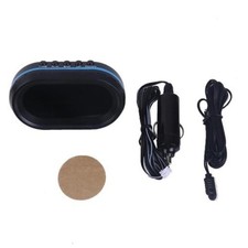 Auto Car Digital Thermometer Voltage Monitor Clock Alarm for 12 Volt 24 Volt