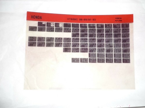 Honda cr125r microfiche - cr125r, 90-94