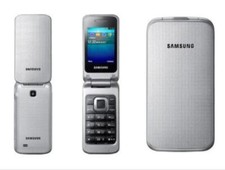 Samsung C3520 Flip Mobile Phones GSM Unlocked 1.3 MP Camera 2.4"Screen Original
