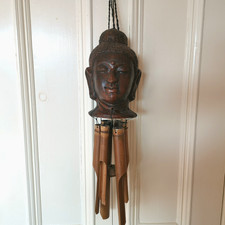 Large Buddha Head Bamboo Wind