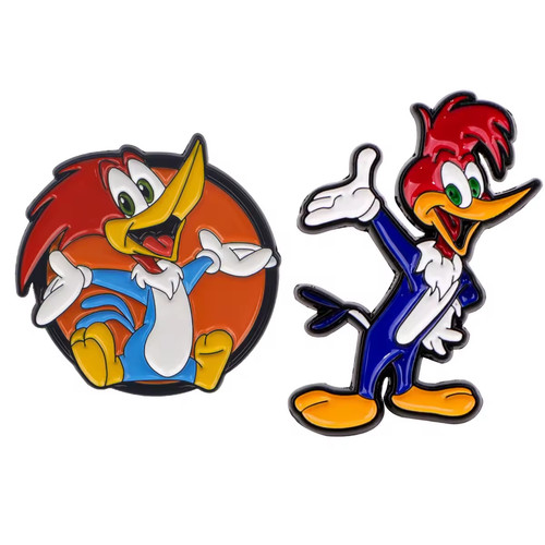 Woody woodpecker enamel pin - enamel,