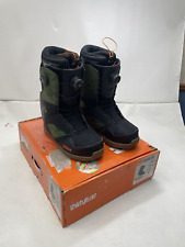 THIRTYTWO 8105000517594 MENS STW DOUBLE BOA SNOWBOARD BOOTS BLACK / CAMO SIZE 10